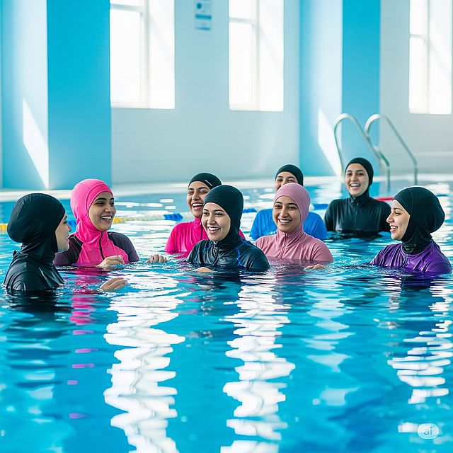 Schwimmen für muslimische Frauen Frankfurt